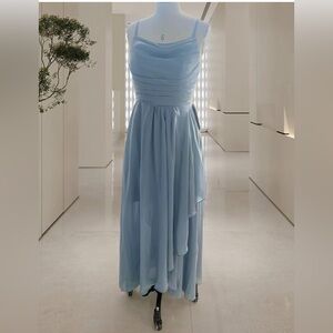 Dusty Blue Bridesmaids Dress